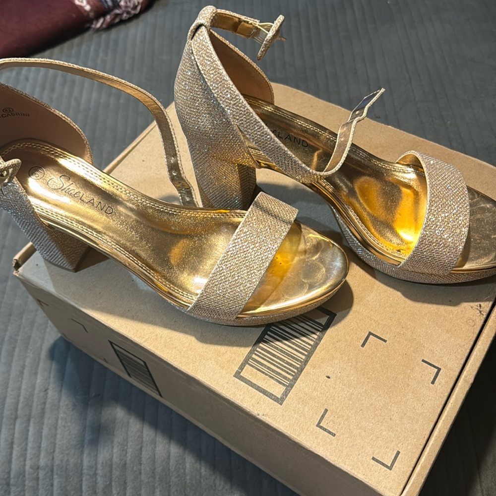 Rose gold heels